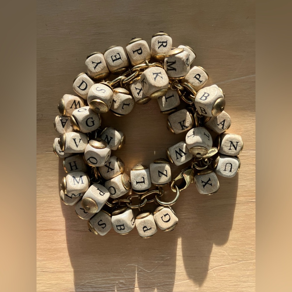 NWOT Lenora Dame Iconic Alphabet Charm Bracelet